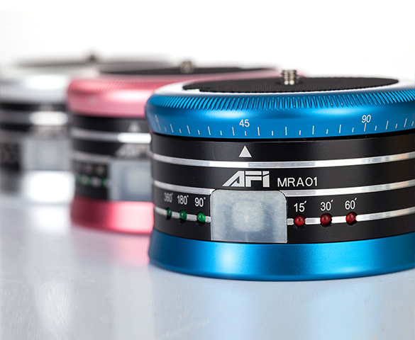 AFI 专为单反微单相机手机打造 360度摄影摄像 纯金属电动全景云台 MRA01(塑料4色)